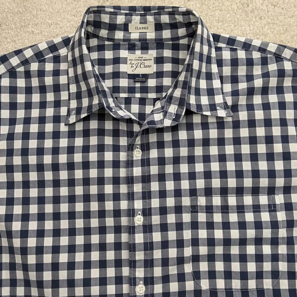 J.Crew short-sleeve button shirt